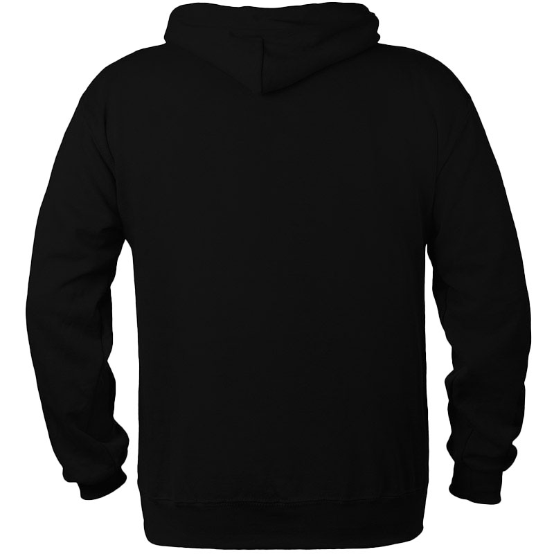 Sudadera Capucha Contrastada Hombre Trasero